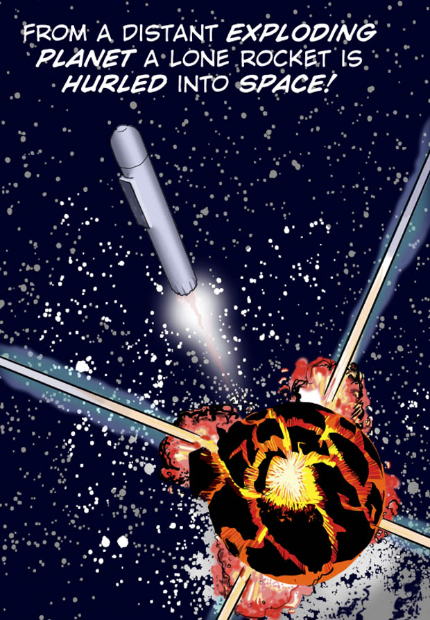 Panel from Comic Book Page