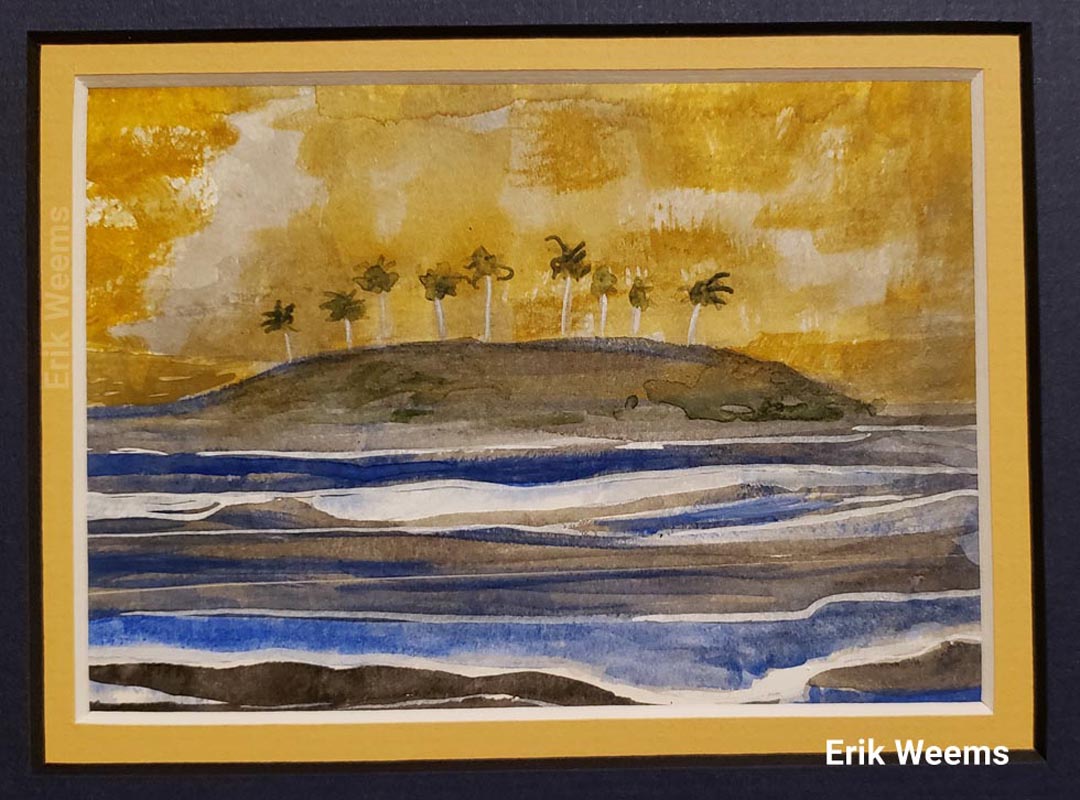 Brooding island - art by Erik Weems Brooding island - art by Erik Weems